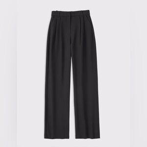 Abercrombie & Fitch Women's Wide Leg Black Pants